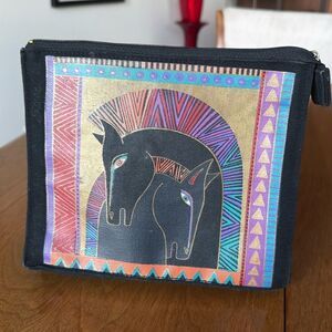 Vintage Laurel Burch cosmetic bag